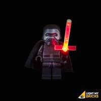 Sabre laser LEGO® Star Wars avec LED  - Kylo Ren avec...