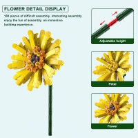 Mold King 24003 - Flower World Gerbera (180 pieces)