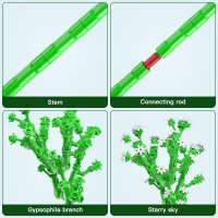 Mould King 24004 - Herbes du monde des fleurs (144 pi&egrave;ces)