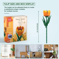 Mould King 24013. - Flower World Tulip ouvert (132...