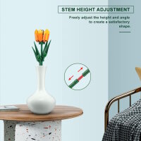 Mould King 24013. - Flower World Tulpe ge&ouml;ffnet (132 Teile)