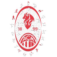 AC Milan - Retro Logo - Holz Puzzle Gr&ouml;sse L (500 Teile)
