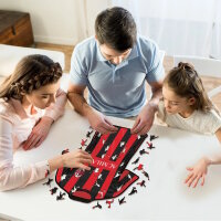 AC Milan - Maillot - Puzzle en bois Taille M (270 pi&egrave;ces)