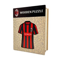 AC Milan - Maillot - Puzzle en bois Taille L (500 pi&egrave;ces)