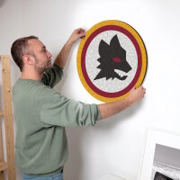 AS Roma - Lupetto Logo - Puzzle en Bois Taille S (150 Pi&egrave;ces)