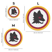 AS Roma - Lupetto Logo - Puzzle en Bois Taille M (270 Pi&egrave;ces)