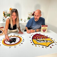 AS Roma - Lupetto Logo - Puzzle en Bois Taille M (270 Pi&egrave;ces)