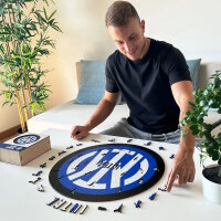 FC Inter Milan - Logo - Puzzle en bois Taille S (150 pi&egrave;ces)