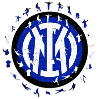 FC Inter Mailand - Logo - Holz Puzzle Gr&ouml;sse L (500 Teile)
