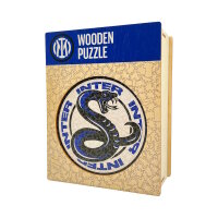 FC Inter Mailand - Logo mit Schlange - Holz Puzzle Gr&ouml;sse L (500 Teile)