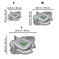 Juventus FC - Stade Allianz - Puzzle en bois Taille M (270 pi&egrave;ces)