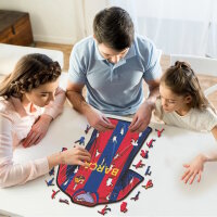 FC Barcelona - Trikot - Holz Puzzle Gr&ouml;sse L (500 Teile)