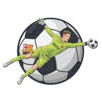 FC Barcelona - Ter Stegen - Holz Puzzle Gr&ouml;sse M (270 Teile)