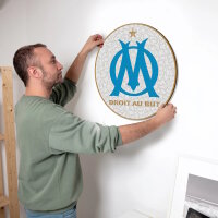 Olympique Marseille - logo - wooden puzzle size M (270 pieces)