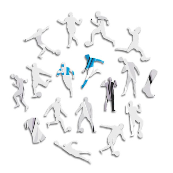 Olympique Marseille - Trikot - Holz Puzzle Gr&ouml;sse M (270 Teile)