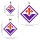 ACF Fiorentina - Logo - Puzzle in Legno Taglia M (270 Pezzi)