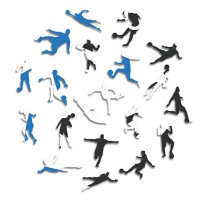 Atalanta BC - Logo - Holz Puzzle Gr&ouml;sse M (270 Teile)