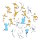 SS Lazio - Logo - Puzzle in Legno Taglia S (150 Pezzi)