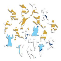 SS Lazio - Logo - Holz Puzzle Gr&ouml;sse L (500 Teile)