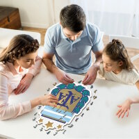 National Team Argentina - Logo - Wooden Puzzle Size L (500 pieces)