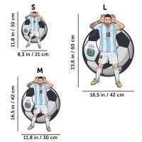 Lionel Messi (Argentina) - puzzle in legno taglia S (150 pezzi)