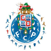 FC Porto - Logo - Wooden Puzzle Size S (150 pieces)