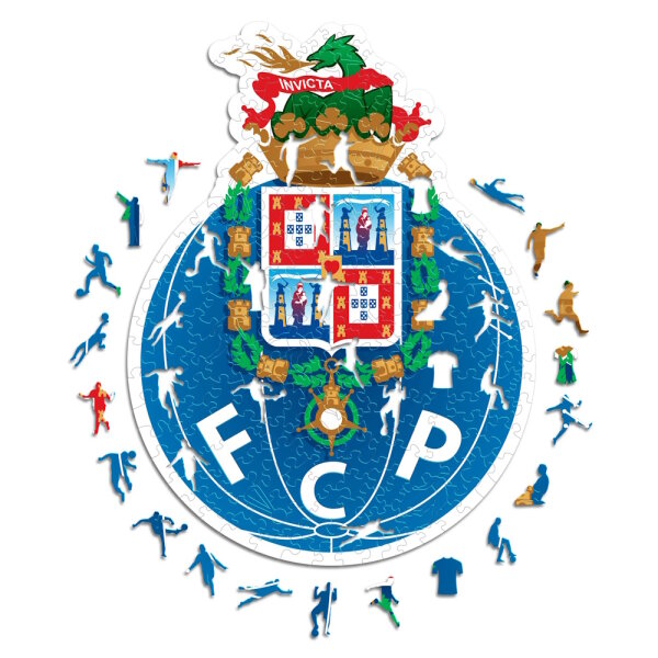 FC Porto - Logo - Wooden Puzzle Size L (500 pieces)