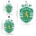 Sporting CP - Logo - Puzzle en bois Taille L (500 pi&egrave;ces)
