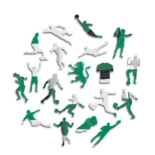 Sporting CP - Jersey - Puzzle in Legno Taglia M (270 Pezzi)