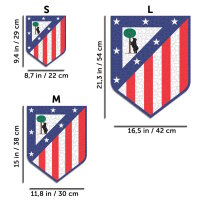 Atletico Madrid - Logo - Holz Puzzle Gr&ouml;sse M (270 Teile)