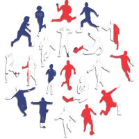 Atletico Madrid - Logo - Puzzle in Legno Taglia L (500 Pezzi)