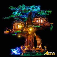 LED Beleuchtungs-Set für LEGO® 21318 Baumhaus