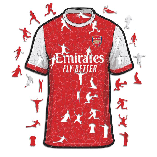 Arsenal FC - Trikot - Holz Puzzle