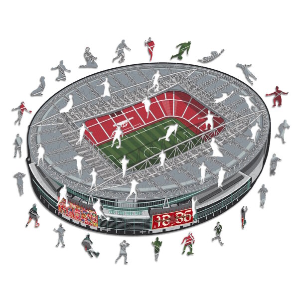 Arsenal FC - Emirates Stadium - Holz Puzzle