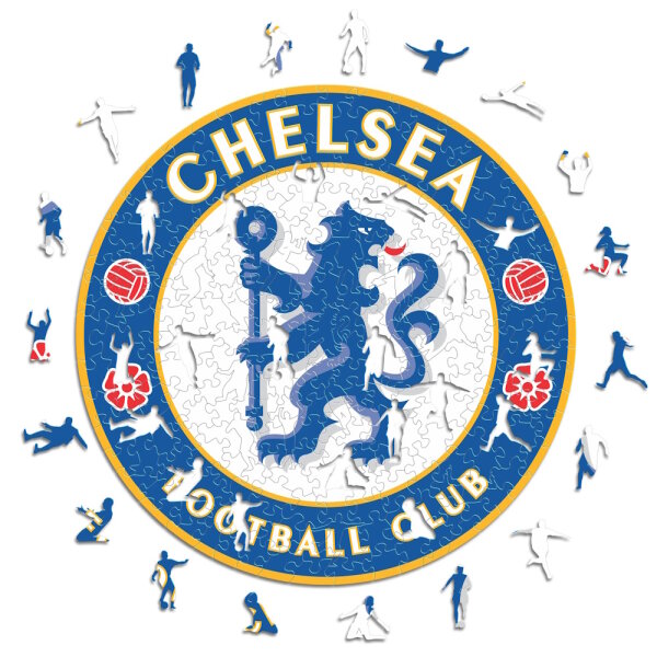 Chelesea FC - Logo - Holz Puzzle