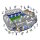 Chelesea FC - Stamford Bridge Stadium - Holz Puzzle