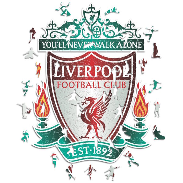 Liverpool FC - Logo - Wooden Puzzle