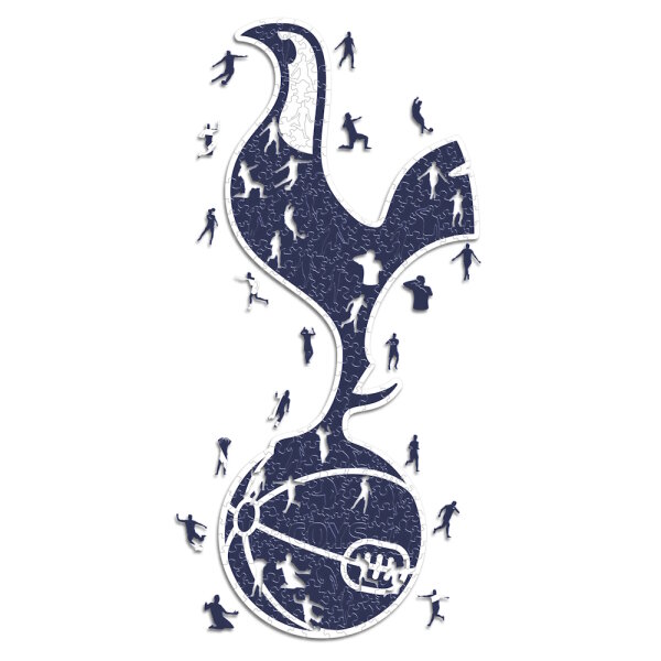 Tottenham Hotspur FC - Logo - Puzzle en bois