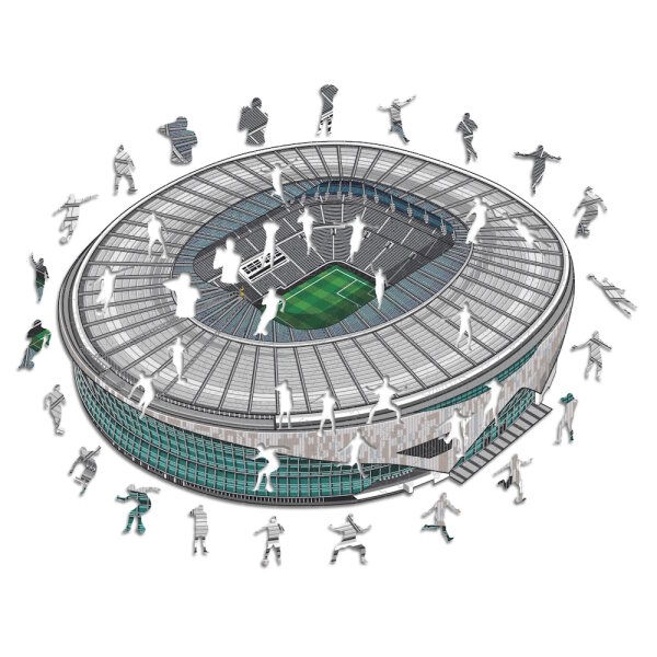 Tottenham Hotspur FC - Stadio - Puzzle in Legno