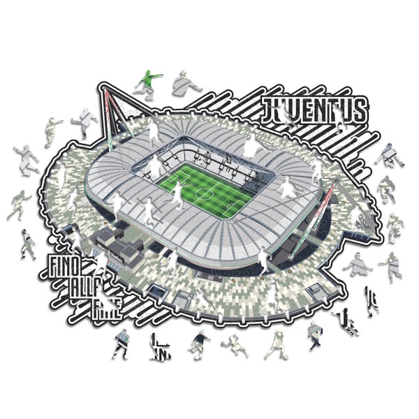 Juventus FC - Allianz Stadium - Holz Puzzle