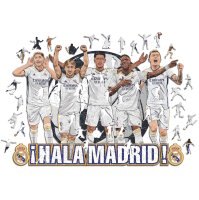 Real Madrid CF - 5 joueurs - puzzle en bois