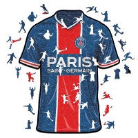 PSG FC - Maillot - Puzzle en Bois