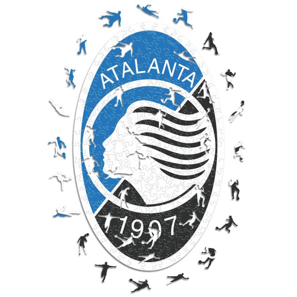 Atalanta BC - Logo - Puzzle en bois