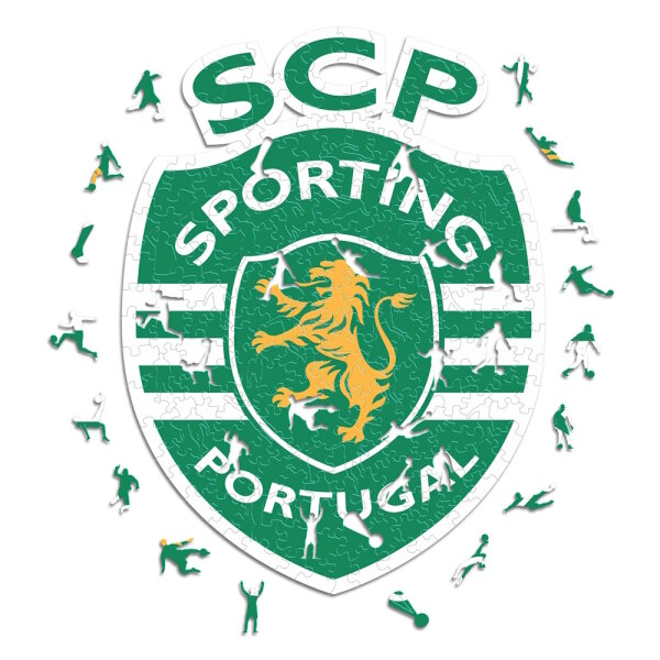 Sporting CP - Logo - Puzzle en bois