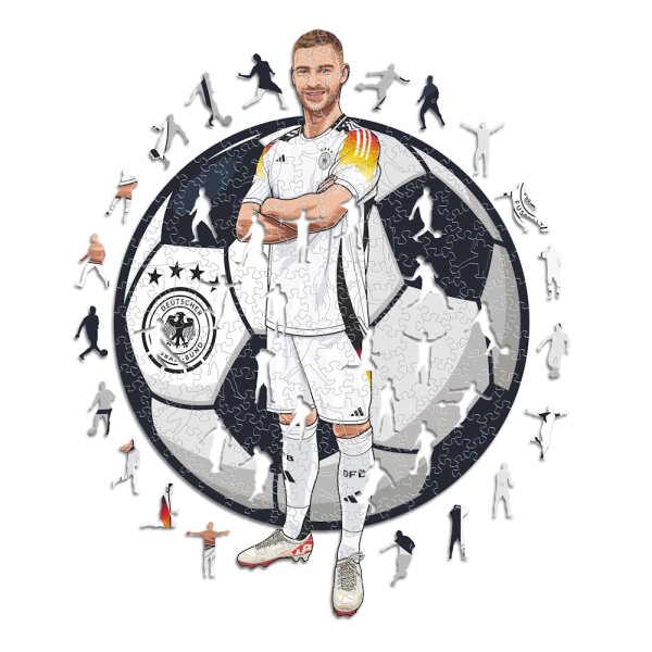 Joshua Kimmich (Deutsche Nationalmannschaft)  - Holz Puzzle