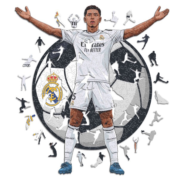 Jude Bellingham - Real Madrid - Holz Puzzle