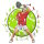 Rafael Nadal - Tennis - Puzzle in Legno Taglia S (150 Pezzi)