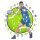 Novak Djokovic - Tennis - Puzzle en bois Taille S (150 Pi&egrave;ces)