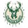NBA - Milwaukee Bucks - Logo - Puzzle en bois Taille S (150 Pi&egrave;ces)