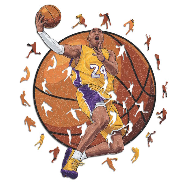 NBA - Kobe Bryant - Wooden Puzzle Size S (150 pieces)